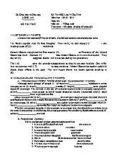 Đề thi thử học sinh giỏi cấp tỉnh môn Tiếng Anh Lớp 9 - Năm học 2010-2011 - Sở GD & ĐT Long An